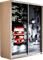 Шкаф-купе Дуо 1400/2400/600 (Фотопечать Лондон) - фото 11999