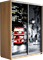Шкаф-купе Дуо 1600/2200/600 (Фотопечать Лондон) - фото 12119