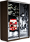 Шкаф-купе Дуо 1600/2200/450 (Фотопечать Лондон) - фото 14895