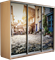 Шкаф-купе Трио 2400/2400/450 (Фотопечать Старый Город) 2559 Шкаф-купе Трио 2400/2400/450 (Фотопечать Старый Город) 2559
