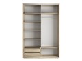 Шкаф-купе Экспресс (Зеркало, ЛДСП) 120/220/60 Ш1301