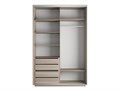 Шкаф-купе Экспресс (Зеркало, ЛДСП) 120/220/60 Ш1301