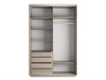 Шкаф-купе Экспресс (Зеркало, ЛДСП) 120/240/60 Ш1302