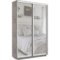 Шкаф-купе Лофт (Зеркало) 120/220/45 Ш1551