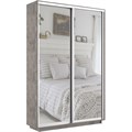 Шкаф-купе Лофт (Зеркало) 160/220/45 Ш1555