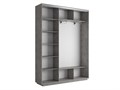 Шкаф-купе Лофт (Зеркало, ЛДСП) 180/220/45 Ш2451