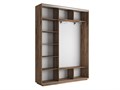 Шкаф-купе Лофт (Зеркало, ЛДСП) 180/220/45 Ш2451