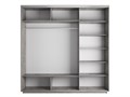 Шкаф-купе Лофт (Зеркало) 210/240/60 Ш2554