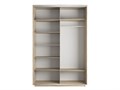 Шкаф-купе Экспресс (Зеркало, ЛДСП) 120/220/60 Ш1301