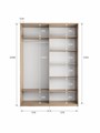 Шкаф-купе Прайм (ЛДСП) 120/230/57 П1001