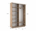 Шкаф-купе Экспресс (Зеркало) 120/220/45 Ш1201