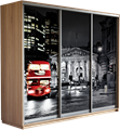 Шкаф-купе Трио 2400/2200/450 (Фотопечать Лондон) 2556 Шкаф-купе Трио 2400/2200/450 (Фотопечать Лондон) 2556
