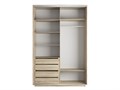 Шкаф-купе Экспресс (Зеркало) 120/220/60 Ш1401