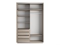 Шкаф-купе Экспресс (Зеркало) 140/220/60 Ш1403