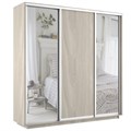 Шкаф-купе Экспресс (Зеркало-2, ЛДСП) 180/240/60 Ш1702