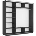 Шкаф-купе Лофт (Зеркало, ЛДСП) 240/220/60 Ш2155