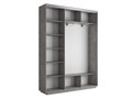 Шкаф-купе Лофт (Зеркало, ЛДСП) 180/220/45 Ш2451
