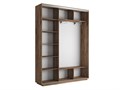 Шкаф-купе Лофт (Зеркало, ЛДСП) 180/220/45 Ш2451
