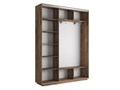 Шкаф-купе Лофт (Зеркало, ЛДСП) 210/240/45 Ш2454