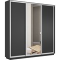 Шкаф-купе Лофт (Зеркало, ЛДСП) 240/240/45 Ш2456