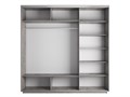 Шкаф-купе Лофт (Зеркало) 240/240/60 Ш2556