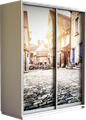 Шкаф-купе Хит 1200/2200/600 (Фотопечать Старый город) Ш109
