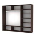 Шкаф-купе Прайм 1800/2300/570 (Зеркало/ДСП/Зеркало) П014