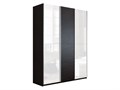 Шкаф-купе Прайм 1800/2300/570 Белое стекло/ДСП/Белое стекло 2375