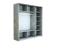 Шкаф-купе Милан 2100/2300/570 (Зеркало) 2438