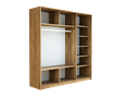 Шкаф-купе Милан 2100/2300/570 (Зеркало) 2438