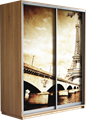 Шкаф-купе Дуо 1200/2200/450 (Фотопечать Париж) 2500