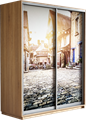 Шкаф-купе Дуо 1200/2200/450 (Фотопечать Старый Город) 2506 Шкаф-купе Дуо 1200/2200/450 (Фотопечать Старый Город) 2506