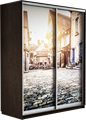 Шкаф-купе Дуо 1400/2200/450 (Фотопечать Старый Город) 2512