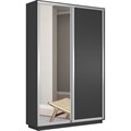 Шкаф-купе Лофт (Зеркало, ЛДСП) 160/220/45 Ш1155
