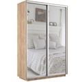 Шкаф-купе Экспресс (Зеркало) 120/220/60 Ш1401