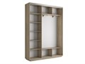 Шкаф-купе Экспресс (Зеркало, ЛДСП) 180/220/45 Ш1751