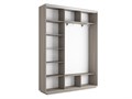 Шкаф-купе Экспресс (Зеркало, ЛДСП) 180/220/45 Ш1751