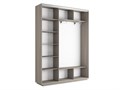 Шкаф-купе Экспресс (Зеркало, ЛДСП) 210/240/45 Ш1754