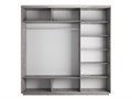 Шкаф-купе Лофт (Зеркало, ЛДСП) 240/220/60 Ш2155