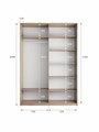 Шкаф-купе Прайм (Зеркало / Зеркало) 120/230/57 П1007