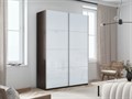 Шкаф-купе Прайм (Стекло Белое) 160/230/57 П1015