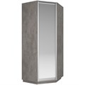 Угловой шкаф Лофт (Зеркало) 90/90/240 У1004